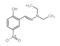 Benzaldehyde,2-hydroxy-5-nitro-, 2,2-diethylhydrazone picture