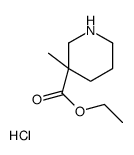 3-甲基吡啶-3-羧酸乙酯盐酸盐结构式