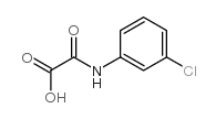 [(3-氯苯基)氨基](氧代)乙酸结构式