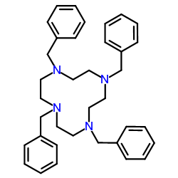 1,4,7,10-tetrabenzyl-1,4,7,10-tetrazacyclododecane Structure