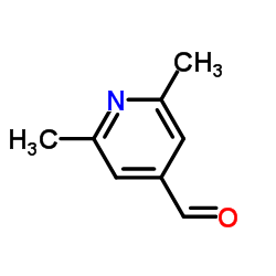 2,6-二甲基吡啶-4-甲醛结构式