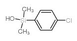 二甲基(4-氯苯基)硅烷醇结构式