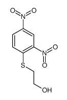 2-(2,4-dinitrophenyl)sulfanylethanol结构式