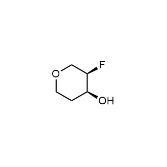 (3R,4S)-3-氟四氢-2H-吡喃-4-醇结构式