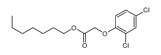 heptyl 2-(2,4-dichlorophenoxy)acetate结构式