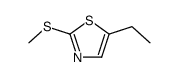 Thiazole,5-ethyl-2-(methylthio)- structure