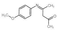 4-(4-methoxyphenyl)iminopentan-2-one结构式