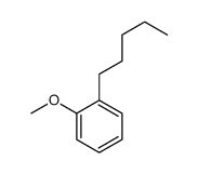 Benzene, 1-methoxy-2-pentyl结构式