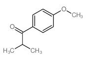 1-propanone, 1-(4-methoxyphenyl)-2-methyl-结构式