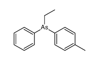 ethyl-(4-methylphenyl)-phenylarsane Structure