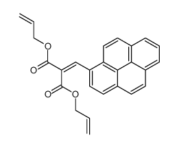 diallyl 2-(pyren-1-ylmethylene)malonate结构式