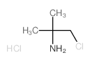 2-Propanamine,1-chloro-2-methyl-, hydrochloride (1:1)结构式