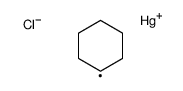 chloro(cyclohexyl)mercury Structure