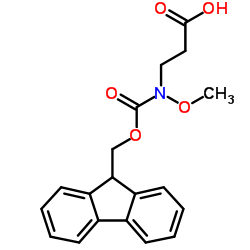 N-Fmoc-N-methoxy-3-aminopropionic acid Structure