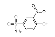 4-hydroxy-3-nitrobenzenesulphonamide结构式