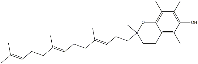 A-生育三烯醇结构式