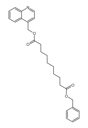 phenylmethyl 4-quinolylmethyl decanedioate结构式