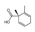 2,5-Cyclohexadiene-1-carboxylicacid,1,2-dimethyl-,(1S)-(9CI)结构式