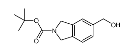 N-BOC-5-(HYDROXYMETHYL)-ISOINDOLINE结构式