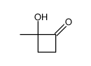 2-hydroxy-2-methylcyclobutan-1-one Structure