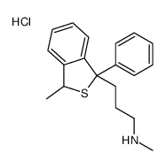 methyl-[3-(3-methyl-1-phenyl-3H-2-benzothiophen-1-yl)propyl]azanium,chloride结构式