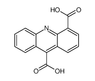 Acridine-4,9-dicarboxylic acid monohydrate结构式