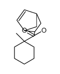 5-降冰片烯-2-羧酸 1’-甲基环己基酯结构式