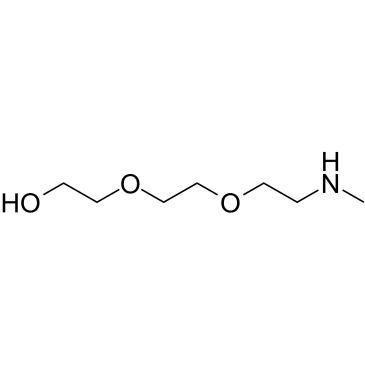 Hydroxy-PEG2-methylamine Structure
