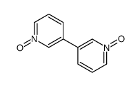 1-oxido-3-(1-oxidopyridin-1-ium-3-yl)pyridin-1-ium结构式