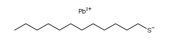 dodecane-1-thiol, lead (II)-salt结构式