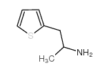 1-甲基-2-噻吩-2-乙胺结构式