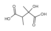 2-hydroxy-2,3-dimethyl-succinic acid结构式