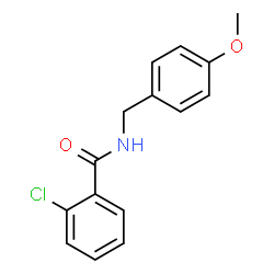 2-Chloro-N-(4-methoxybenzyl)benzamide结构式