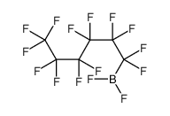 difluoro(1,1,2,2,3,3,4,4,5,5,6,6,6-tridecafluorohexyl)borane结构式