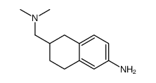 [(6-氨基-1,2,3,4-四氢-2-萘)甲基]二甲基胺结构式