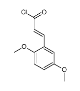 (E)-3-(2,5-DIMETHOXYPHENYL)ACRYLOYLCHLORIDE结构式