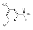 4,6-二甲基嘧啶-2-磺酰氟结构式