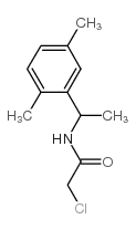 2-氯-n-[1-(2,5-二甲基苯基)乙基]乙酰胺结构式