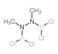 1,2-BIS(DICHLOROPHOSPHINO)-1,2-DIMETHYLHYDRAZINE Structure