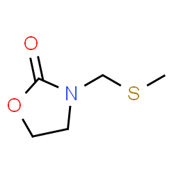 2-Oxazolidinone,3-[(methylthio)methyl]-(9CI) Structure