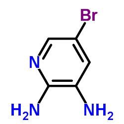 5-溴-2,3-二氨基吡啶结构式