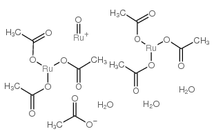 oxaldehydate,ruthenium(3+),trihydrate Structure