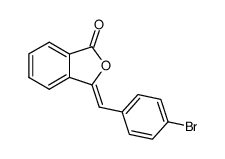 3-(4-bromobenzylidene)isobenzofuran-1-(3H)-one结构式