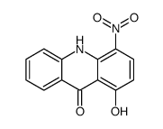 1-hydroxy-4-nitro-10H-acridin-9-one结构式