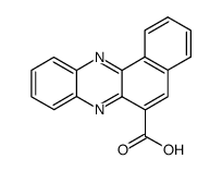 benzo[a]phenazine-6-carboxylic acid结构式