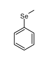 methylselanylbenzene Structure