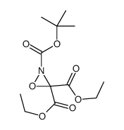 O2-tert-Butyl-3,3-diethyl-2,3,3-oxaziridinetricarboxylate Structure