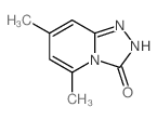 5,7-Dimethyl(1,2,4)triazolo(4,3-a)pyridin-3(2H)-one Structure