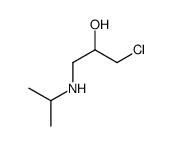 1-Chloro-3-isopropylamino-2-propanol结构式
