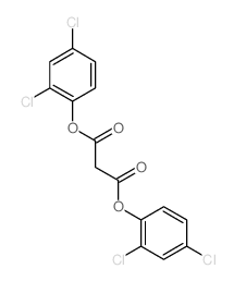 bis(2,4-dichlorophenyl) propanedioate结构式